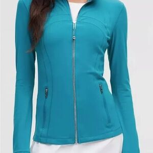 lululemon athletica Turquoise Zip-Up Jacket
